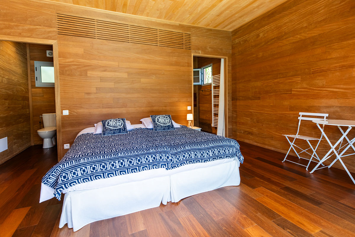 Chambre double de la villa
