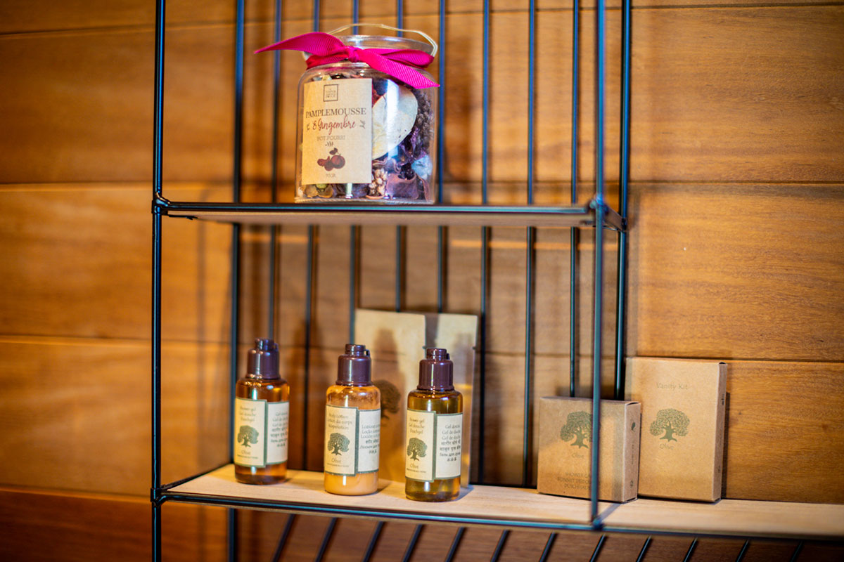 Produits beauté de la villa