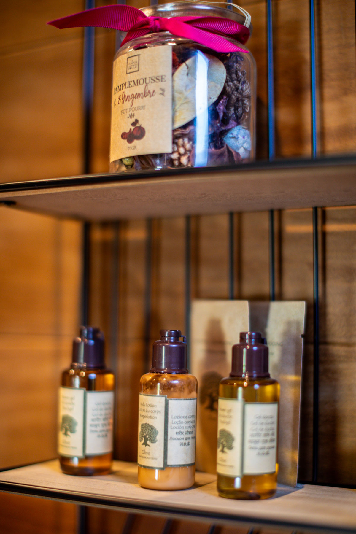 Produits beauté de la villa