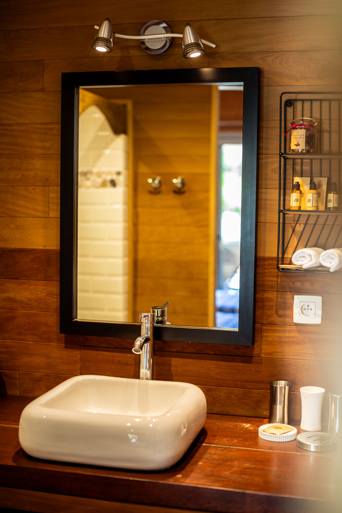 salle de bain de la Villa du Haut Porto-Vecchio