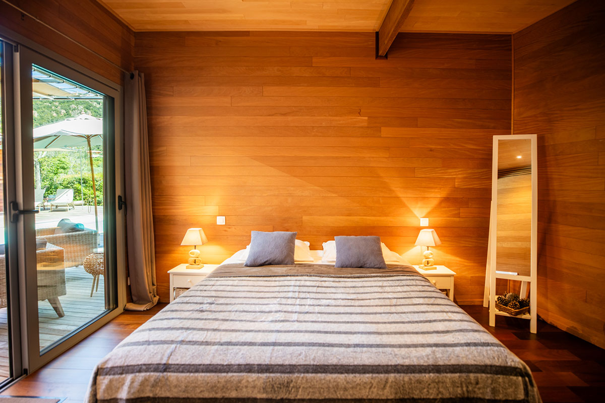 Chambre avec accès terrasse Villa du Haut Porto-Vecchio